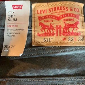 Levi’s 511 Slim khaki color men’s jeans